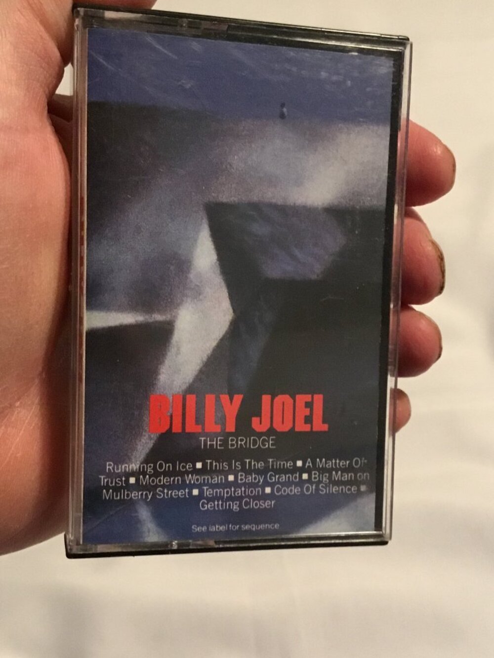 Billy Joel The Bridge Cassette 1986 Columbia Records
